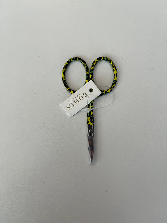 Bohin Yellow Leopard Print Scissors