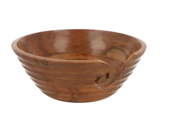 Yarn Bowl Rose Wood