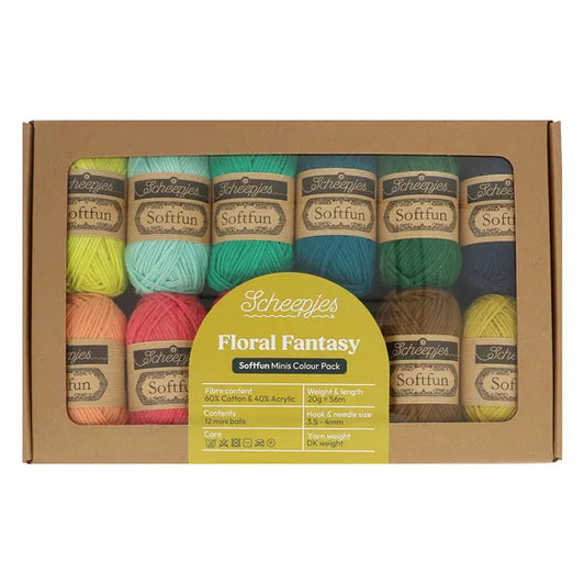 Softfun Mini Colour Pack Floral Fantasy