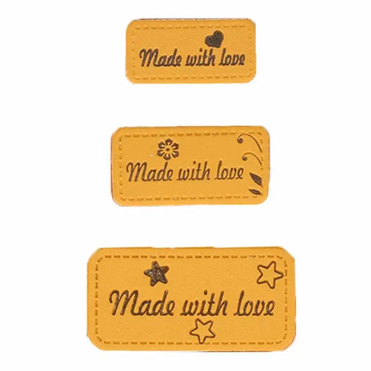 Opry Leatherette Label "Made with Love"
