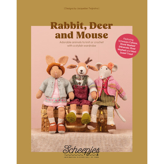 Rabbit, Deer and Mouse Pattern Book by Jacquelien Twijnstra