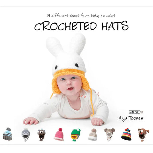 Crocheted Hats Pattern Book by Anja Toonen
