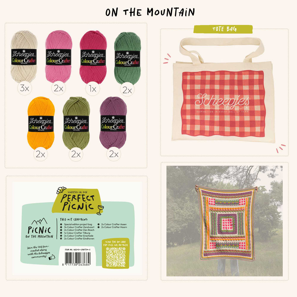 Perfect Picnic CAL - Picnic on the Mountain Colour Crafter