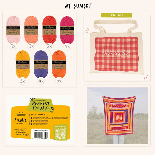 Perfect Picnic CAL - Picnic at Sunset Cotton Create DK