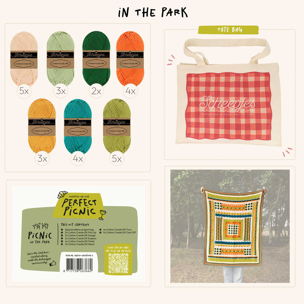 Perfect Picnic CAL - Picnic in the Park Cotton Create DK