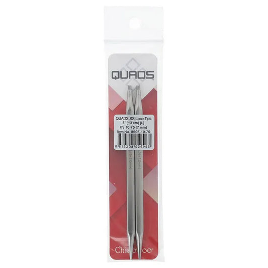 ChiaoGoo QUADS Lace Interchangeable needle tips 13cm 4.5mm
