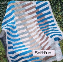 Crochet in My DNA MAL Blue/Brown Softfun
