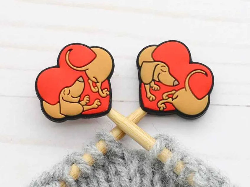Dachshund Heart Stitch Stoppers