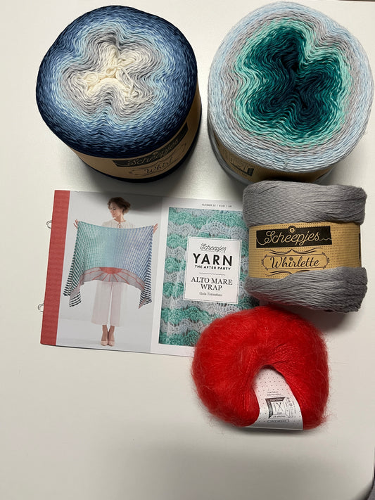 Yarn the After Party Alto Mare Wrap Crochet Kit