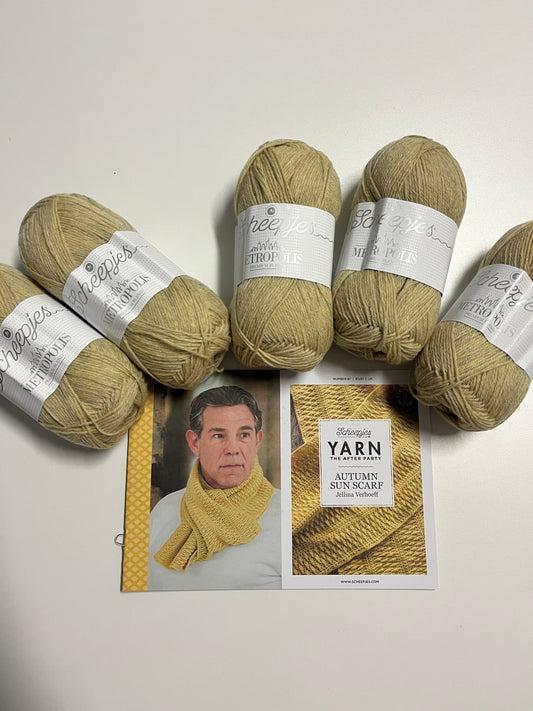 Yarn The After Party Autumn Sun Scarf Kit