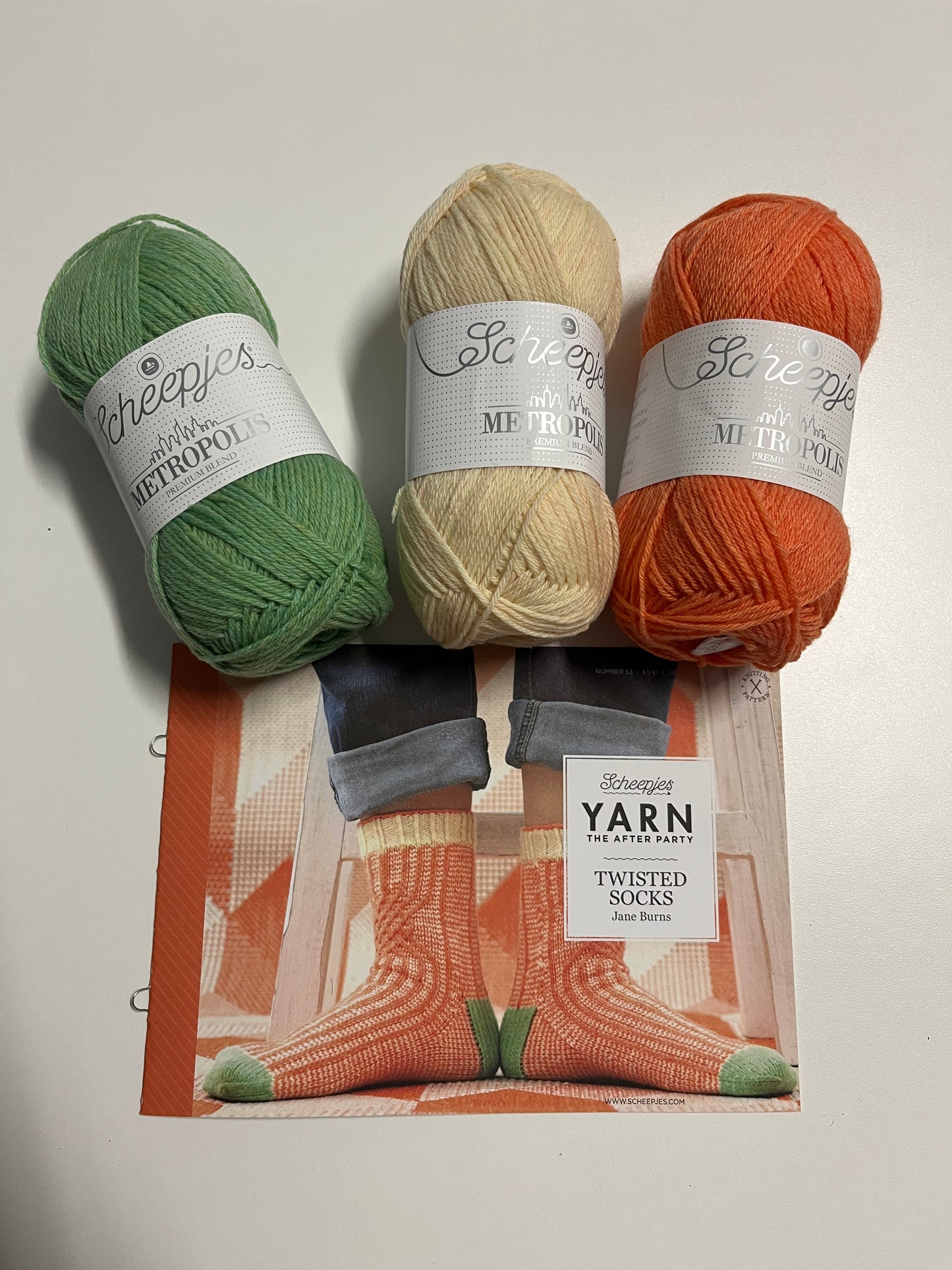Yarn the After Party Twisted Socks Kit