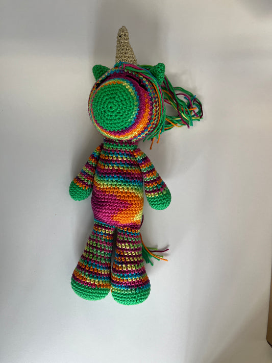 Handmade Rainbow Unicorn Amigurumi