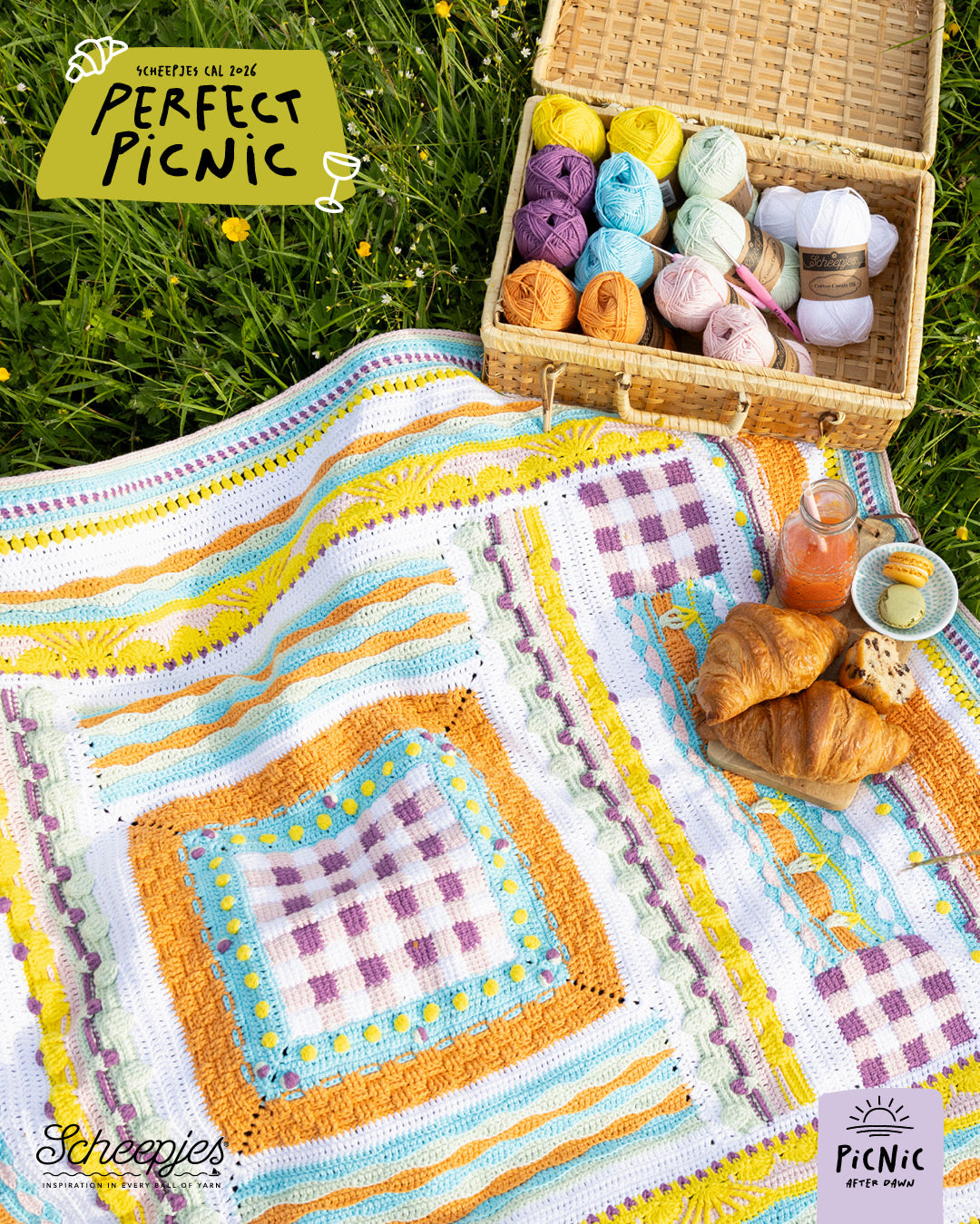Perfect Picnic CAL - Picnic after Dawn Cotton Create DK