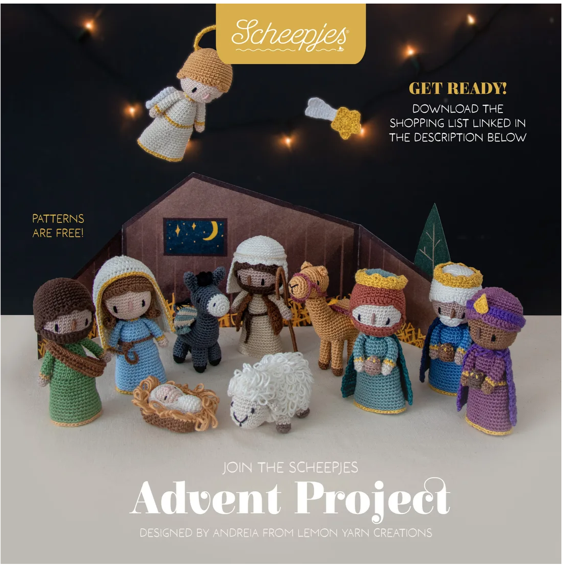 Advent Calendar Nativity Set Kit