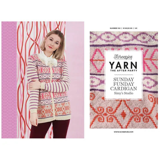 Yarn the After Party 102 Sunday Funday Cardigan Pattern