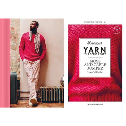 Yarn the After Party 186 Moss and Cable Jumper Pattern