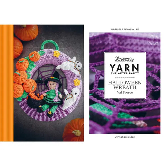 Yarn the After Party 076 Halloween Wreath Pattern