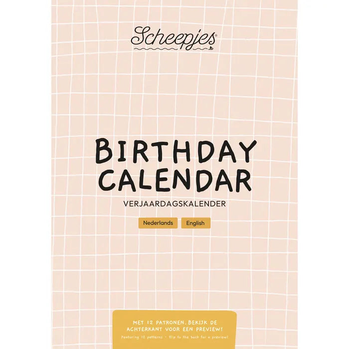 Birthday Pattern Calendar