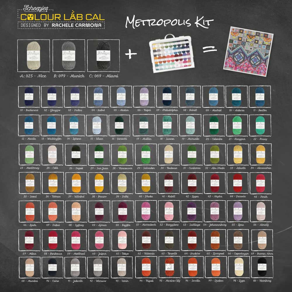 Sumulas Color Lab Colour Lab CAL Metropolis Kit – The Stitchery
