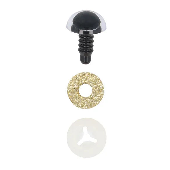 Safety Eyes Gold Glitter 15mm