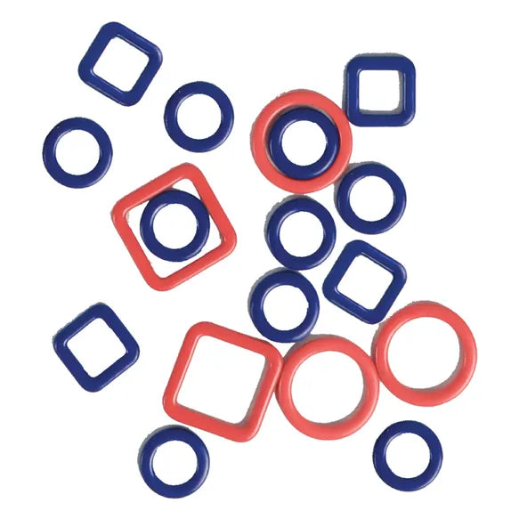 KnitPro Knitting Circles and Squares Stitch Markers