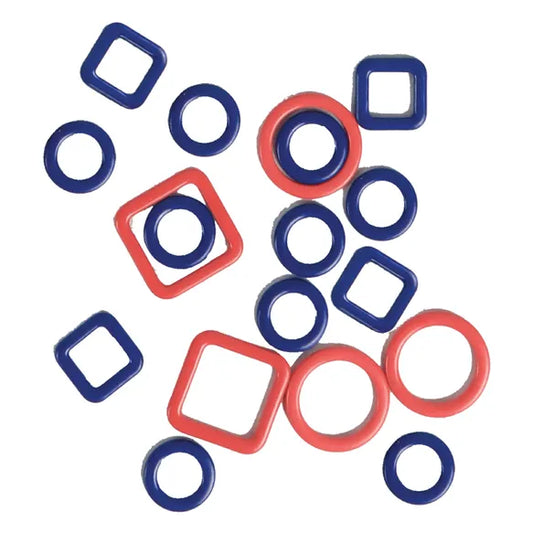 KnitPro Knitting Circles and Squares Stitch Markers