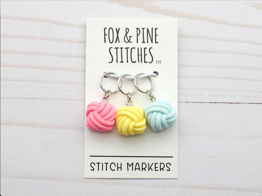 Yarn Knot Knitting Stitch Markers