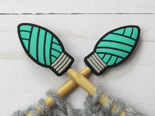 Yarn Lightbulb Stitch Stoppers