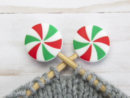 Swirl Peppermint Stitch Stoppers