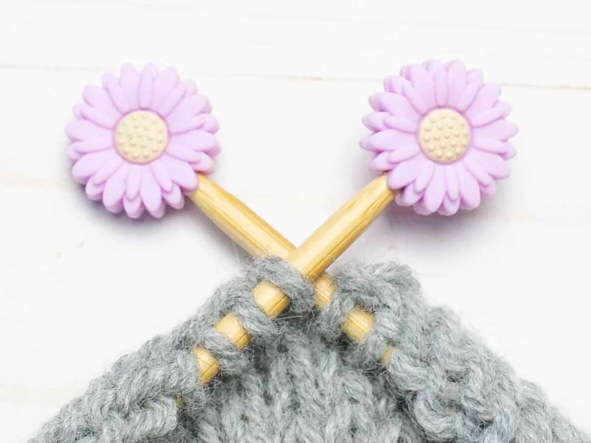 Purple Daisy Stitch Stoppers
