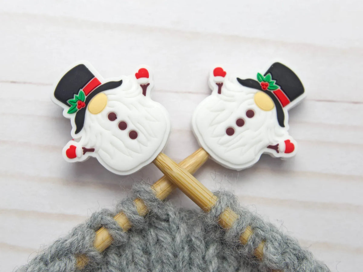 Snowman Gnome Stitch Stoppers