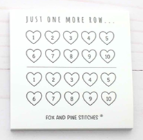 Row Counter Stickies (1-10)