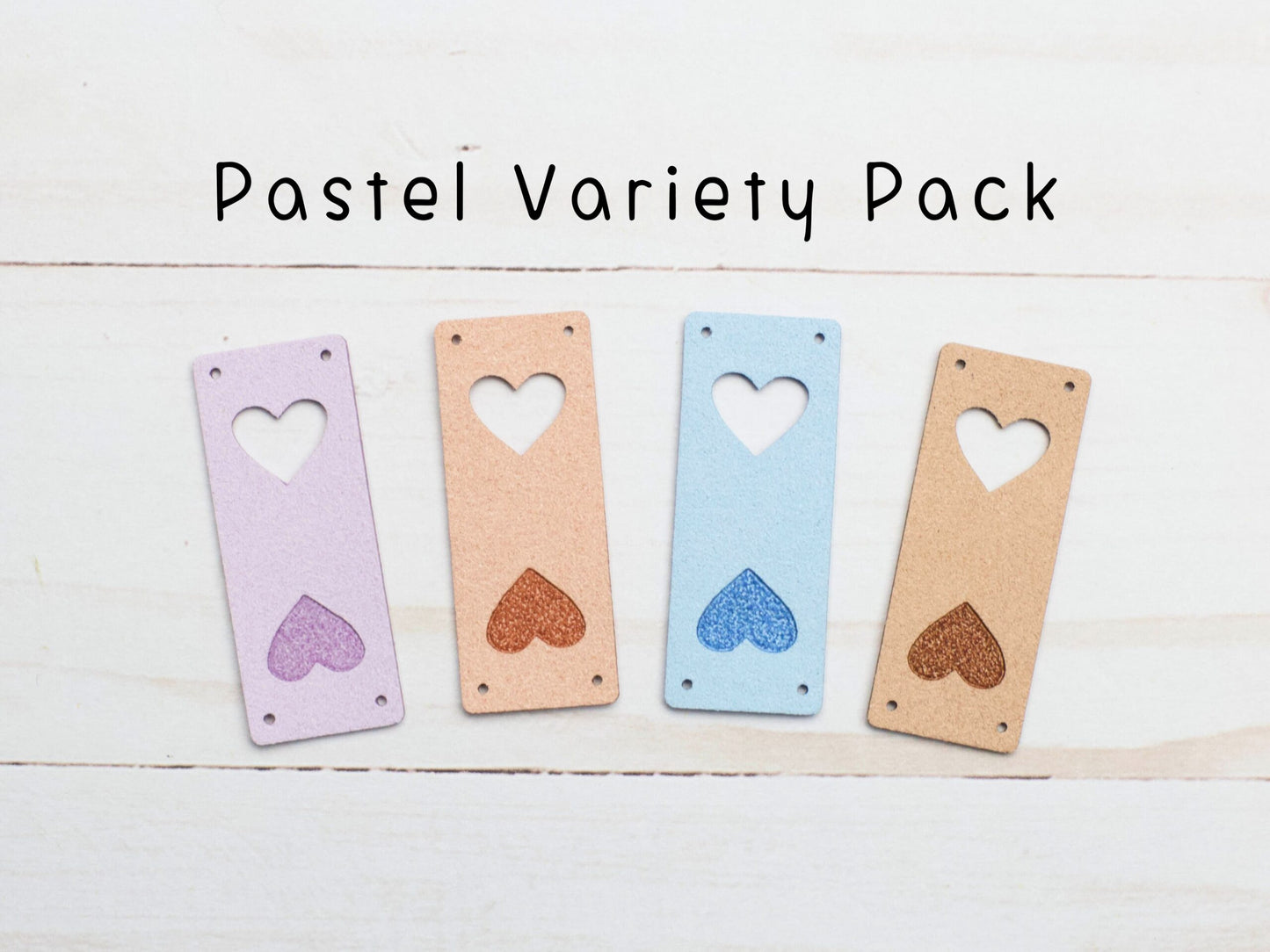Heart Fold Over Tags