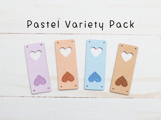 Heart Fold Over Tags