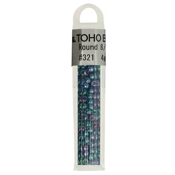 Toho Glass Beads Blue Rainbow
