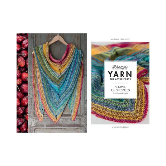 Yarn the After Party 006 Shawl of Secrets Pattern