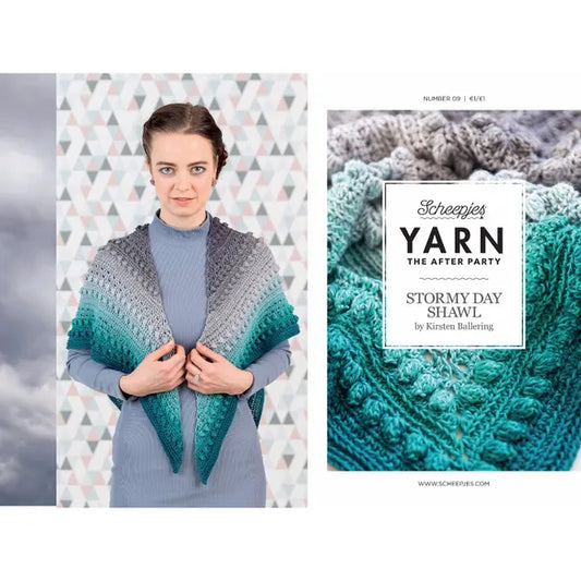 Yarn the After Party 009 Stormy Day Shawl Pattern