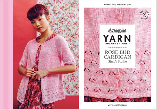 Yarn the After Party 100 Rose Bud Cardigan Pattern