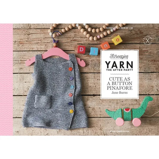 Yarn the After Party 113 Cute as a Button Pinafore Pattern