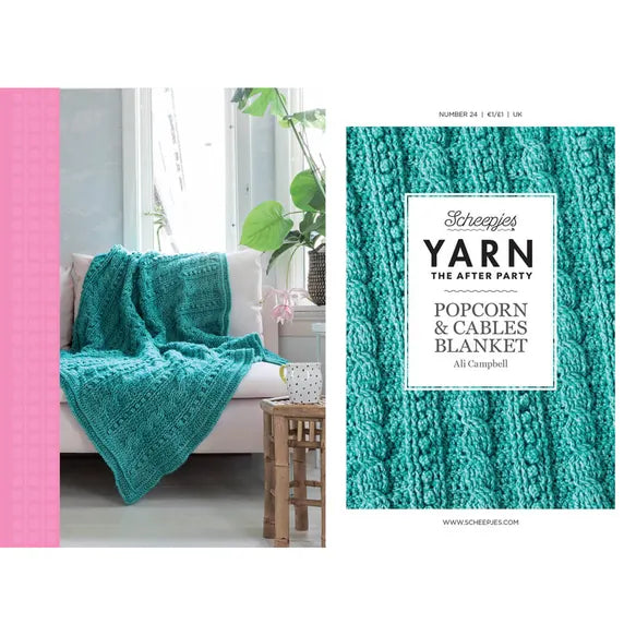 Yarn the After Party Popcorn Cables Blanket Kit