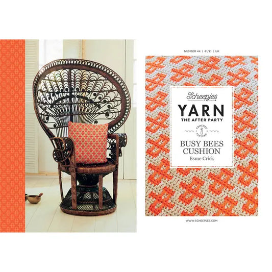 Yarn the After Party 044 Busy Bees Cushion Pattern