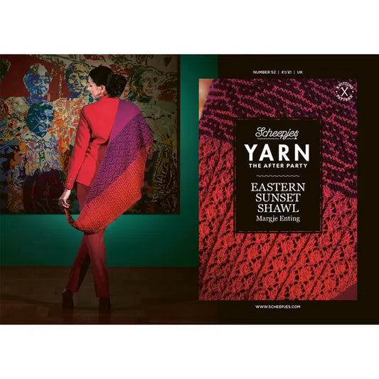 Yarn the After Party 052 Eastern Sunset Shawl Pattern