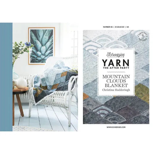 Yarn the After Party 065 Mountain Clouds Blanket Pattern