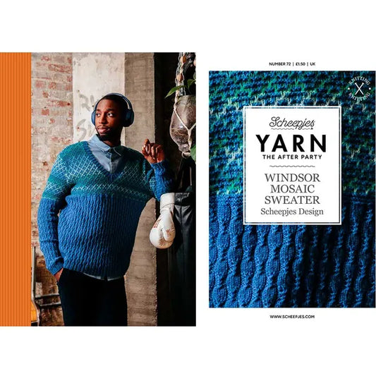 Yarn the After Party 072 Windsor Mosaic Sweater Pattern